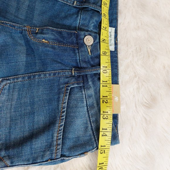 Aeropostel Women's Blue Hailey Flair Juniors 5/6 Short Denim Jeans - Picture 5 of 11